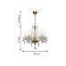 Подвесная люстра Favourite 1735-5P Monreal Подвесная люстра Favourite 1735-5P Monreal