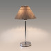 Настольная лампа с абажуром 01132/1 хром/графит