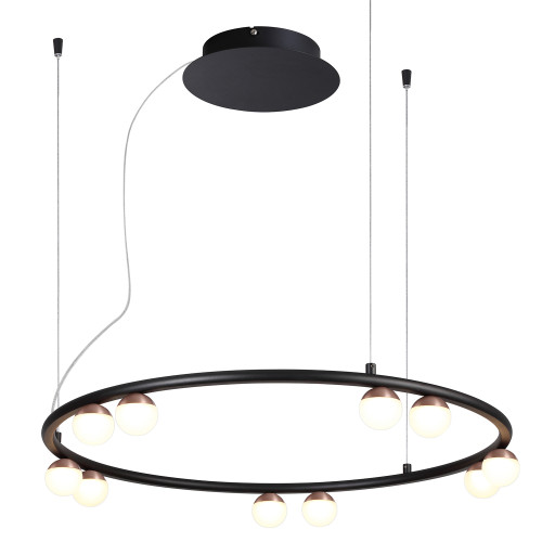 4320-10P, подвесная люстра, D590xH120/1710, LEDx36W, 3200LM, 4000K, CRI>90, included