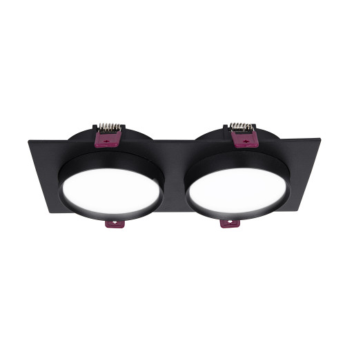 4648-2C, врезной светильник, L215xW108xH37, cutout:L186xW92, 2xGX53LEDx15W, IP20, excluded