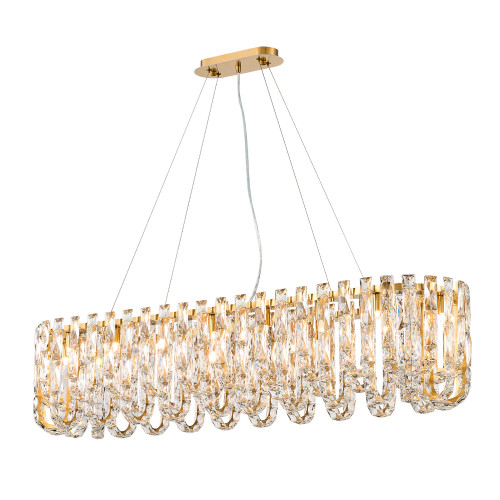 4721-18P, подвесная люстра, L1000xW300xH800/1300, 18xG9x40W, excluded