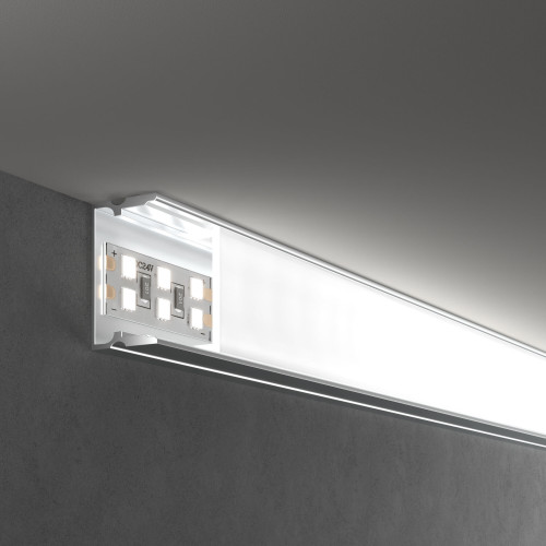 Накладной алюминиевый профиль для трехрядной LED ленты (под ленту до 18,5mm) LL-2-ALP018 