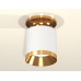 Накладной точечный светильник XS7401121 SWH/PYG белый песок/золото желтое полированное MR16 GU5.3 (N7929, C7401, N7034)