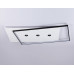 Потолочный светодиодный светильник  FL5066 WH/BK белый/черный 135W 3000K-6400K+4200K 