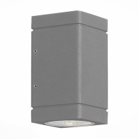 SL563.701.02 Светильник уличный настенный ST-Luce Серый/Прозрачный LED 2*8W 3000K