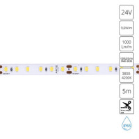 A2412008-05-4K Светодиодная лента 24В 9,6Вт/м 1000Лм/м 4000К 90+ 8мм SMD2835 120шт/м 5м IP65
