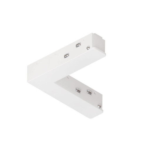 A744433 коннектор угловой токопроводящий для шинопровода (трека) OPTIMA, белый A744433 коннектор угловой токопроводящий для шинопровода (трека) OPTIMA, белый