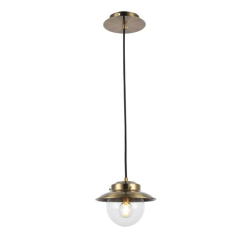 SLE110103-01 Светильник подвесной Античная бронза/Прозрачный 