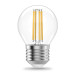 52212 Лампа Gauss Filament Elementary Шар 12W 730lm 2700К Е27 LED 1/10/100
