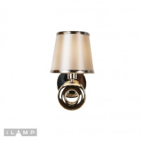 Настенный светильник iLamp Brooklyn W2401-1 Nickel
