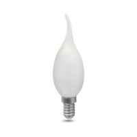 104201205 Лампа Gauss LED Filament Свеча на ветру OPAL E14 5W 450lm 4100К 1/10/50