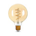 105802007 Лампа Gauss Filament G95 6W 360lm 2400К Е27 golden flexible LED 1/20