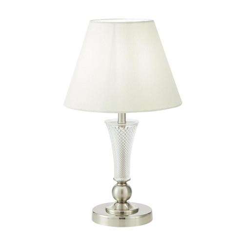 SLE105504-01 Прикроватная лампа Никель/Белый 