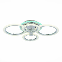 SLE500512-04RGB Светильник потолочный Хром/Белый LED 