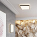 7621/DL  Светильник пластик/белый/черный/медный LED 48Вт c ДУ 3000-4200-6300К 440х440 IP43 пульт ДУ EFFA