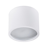 A5543PL-1WH Светильник потолочный накладной INTERCRUS для GX53 Ø80x60мм белый IP44