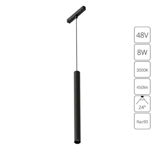 A4780SP-1BK СВЕТИЛЬНИК ПОТОЛОЧНЫЙ LINEA 48В 8Вт 3000К 90+