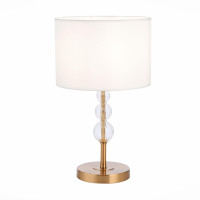SLE105714-01 Прикроватная лампа Латунь, Прозрачный/Белый 