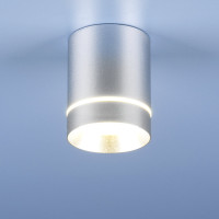 Накладной потолочный  светодиодный светильник DLR021 9W 4200K хром матовый