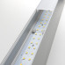 Линейный светодиодный накладной двусторонний светильник 103см 40Вт 6500К матовое серебро 101-100-40-103