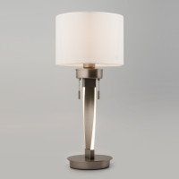 Настольная лампа с LED подсветкой Bogate's 993 белый / никель
