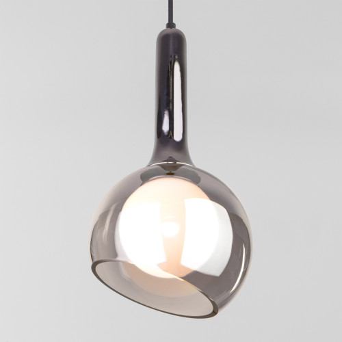 Подвесной светильник со стеклянным плафоном 50188/1 дымчатый