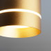 Потолочный светодиодный светильник DLR021 9W 4200K золото матовый