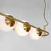 Подвесной светильник со стеклянными плафонами 50089/4 золото