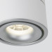 Накладной потолочный светодиодный светильник DLR031 15W 4200K 3100 белый матовый/серебро