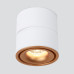 Накладной потолочный светодиодный светильник DLR031 15W 4200K 3100 белый матовый/золото