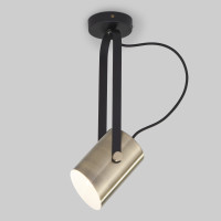 Настенный светильник с поворотным плафоном 20092/1 черный/античная бронза