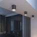 Накладной потолочный светодиодный светильник DLR024 6W 4200K Черный жемчуг
