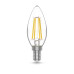 1031215 Лампа Gauss Basic Filament Свеча 4,5W 420lm 4100К Е14 LED 1/10/50