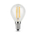 105801111 Лампа Gauss Filament Шар 11W 720lm 2700К Е14 LED 1/10/50
