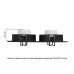 A2168PL-2BK  Светильник потолочный встраиваемый TARF для MR16 173x92x24мм черный IP20 монтаж 160x80мм