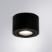 A0550PL-1BK Светильник потолочный накладной UNITO для MR16 Ø80x50мм черный IP44