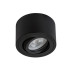 A0550PL-1BK Светильник потолочный накладной UNITO для MR16 Ø80x50мм черный IP44