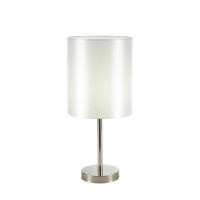 SLE107304-01 Прикроватная лампа Никель/Белый 
