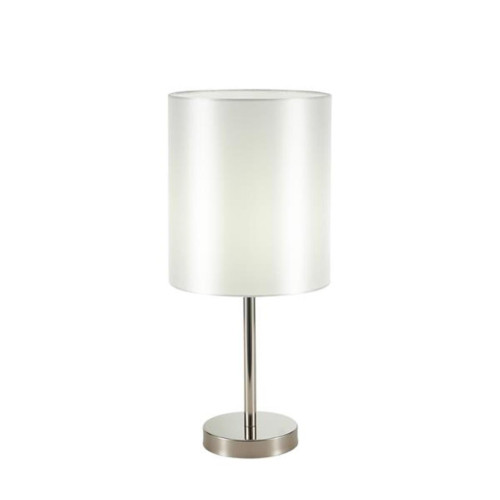 SLE107304-01 Прикроватная лампа Никель/Белый 
