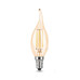 104801005 Лампа Gauss LED Filament Свеча на ветру E14 5W 400lm 2700K Golden 1/10/50