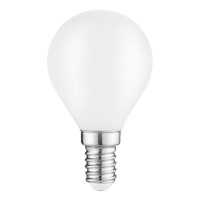 105201209-D Лампа Gauss Filament Шар 9W 610lm 4100К Е14 milky диммируемая LED 1/10/50