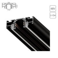 A750206 МАГНИТНЫЙ ШИНОПРОВОД 2М ДЛЯ НАТЯЖНОГО ПОТОЛКА SLIM27 FOR ARTE LAMP ДЛЯ СЕРИИ OPTIMA