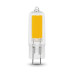 107807104 Лампа Gauss G4 AC220-240V 4.5W 380lm 3000K стекло LED 1/10/200