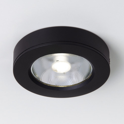Накладной потолочный светодиодный светильник Черный  DLS030