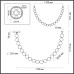 5085/80L  Подвес- бусы  JEMSTONE